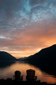 Lake Crescent Sunset